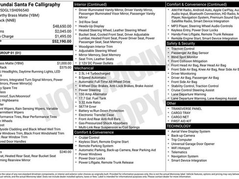 Certified 2025 Hyundai Santa Fe Calligraphy image 33