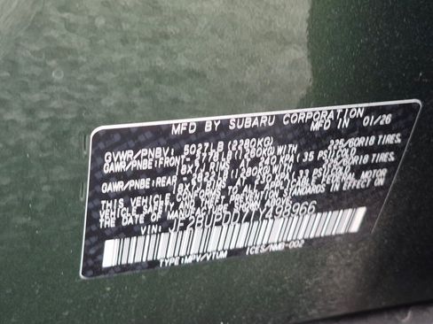 Certified 2026 Subaru Outback Limited AWD/4WD image 19