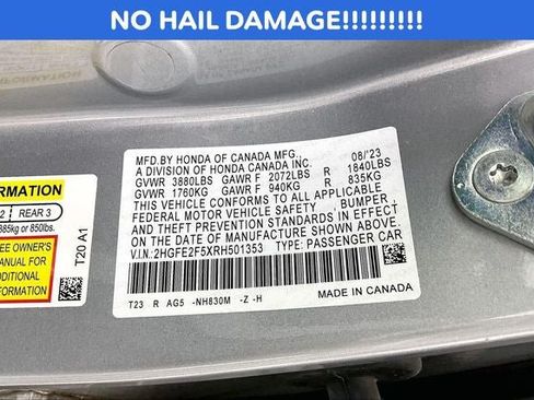 Certified 2024 Honda Civic Sport image 32