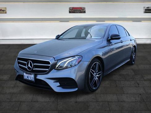 Used 2019 Mercedes-Benz E 300 w/ AMG Line Exterior image 3