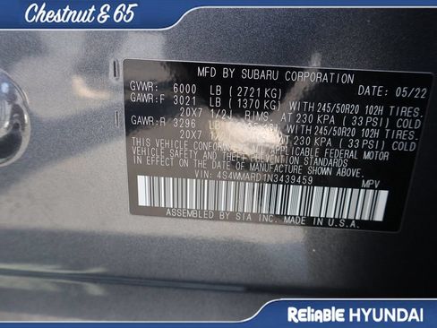 Used 2022 Subaru Ascent Touring AWD/4WD image 25