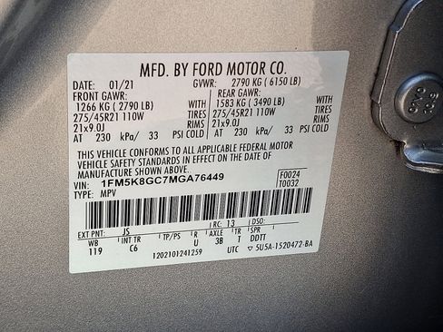 Used 2021 Ford Explorer ST w/ Equipment Group 401A image 29