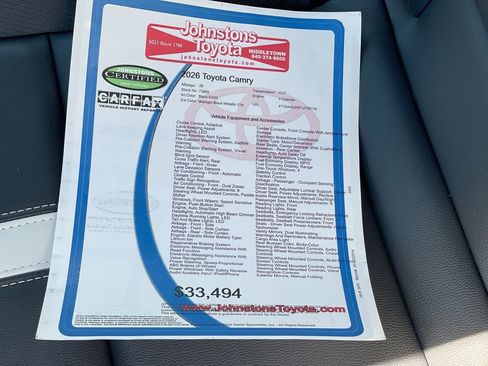 Used 2026 Toyota Camry SE FWD image 3