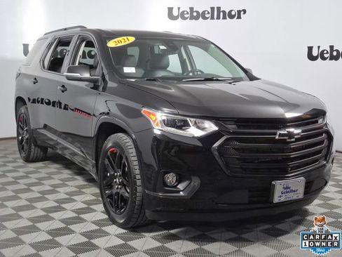 Used 2021 Chevrolet Traverse Premier w/ Redline Edition AWD/4WD image 1