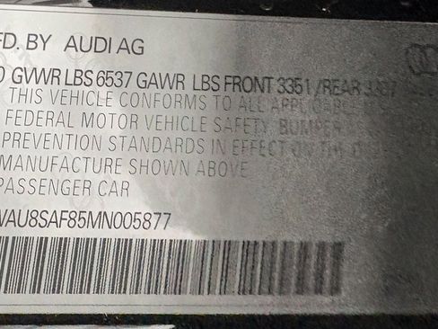 Used 2021 Audi S8 L w/ Full Leather Package image 39