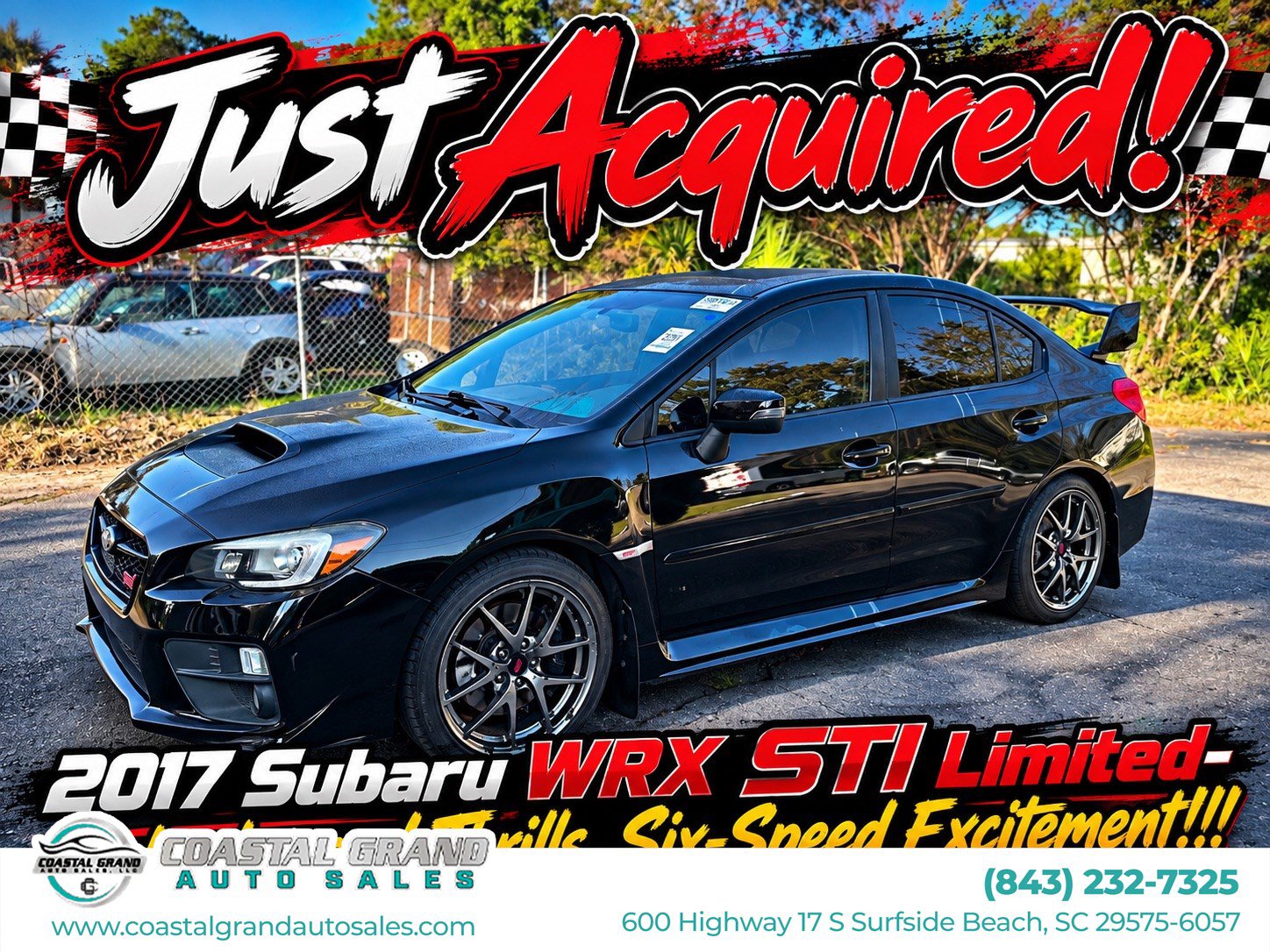 Used 2017 Subaru WRX STI Limited AWD/4WD image 1