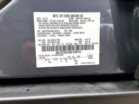 Used 2021 Ford EcoSport SE image 33