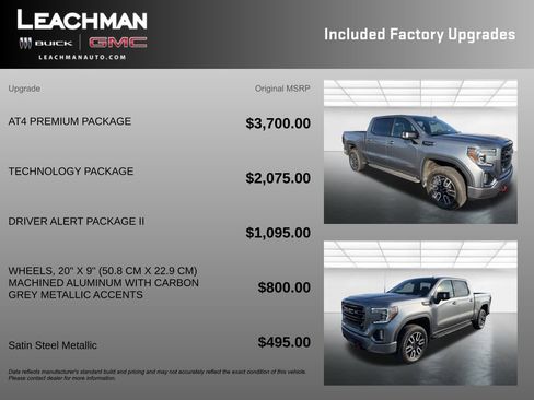 Certified 2021 GMC Sierra 1500 AT4 w/ AT4 Premium Package image 12