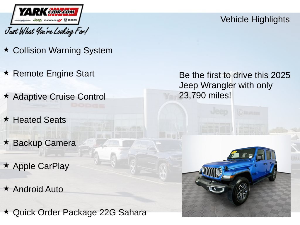 Certified 2025 Jeep Wrangler Unlimited Sahara AWD/4WD image 12
