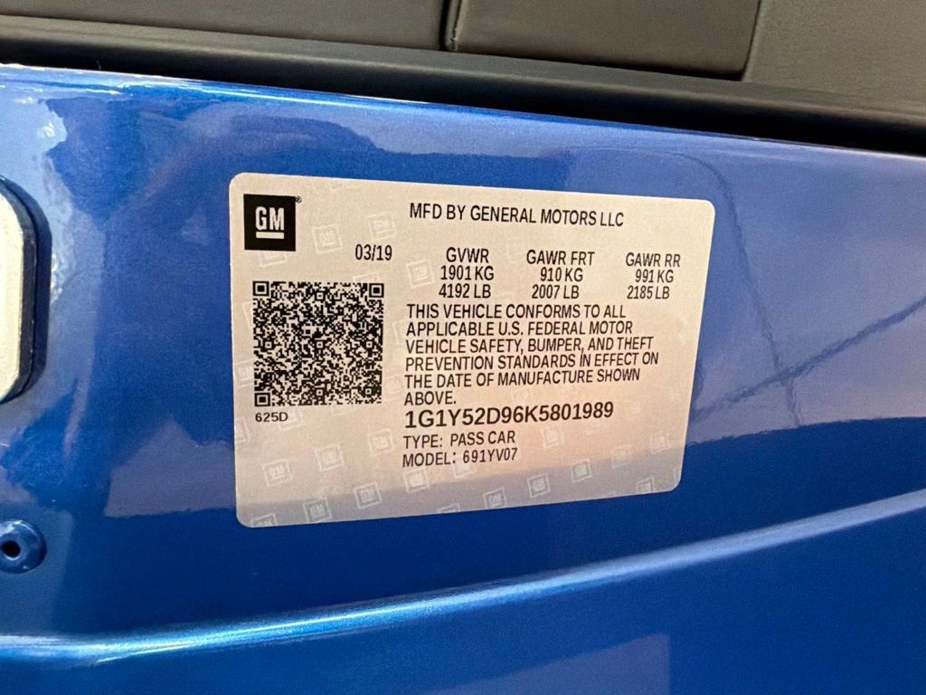 Used 2019 Chevrolet Corvette ZR1 RWD image 33