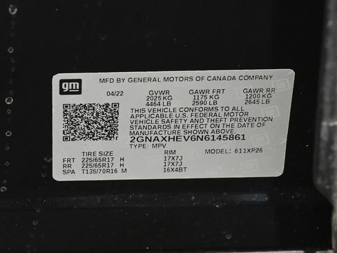 Used 2022 Chevrolet Equinox LS w/ LPO, Cargo Package FWD image 16