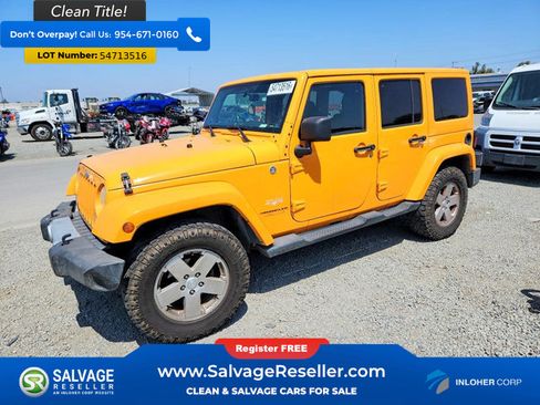 Used 2012 Jeep Wrangler Unlimited Sahara AWD/4WD image 1