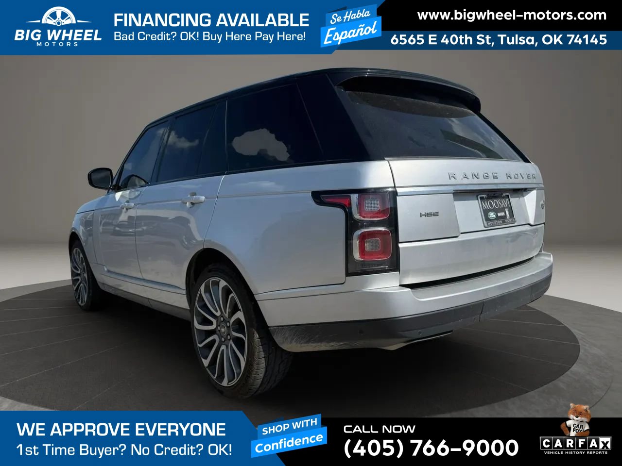 Used 2019 Land Rover Range Rover HSE AWD/4WD image 3