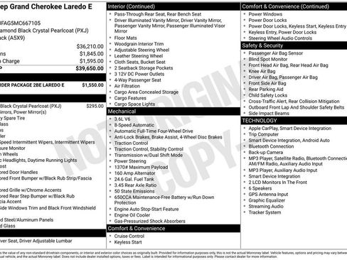 Used 2021 Jeep Grand Cherokee Laredo AWD/4WD image 17