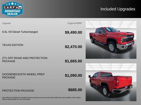 Used 2024 Chevrolet Silverado 2500 LT w/ Texas Edition AWD/4WD image 3