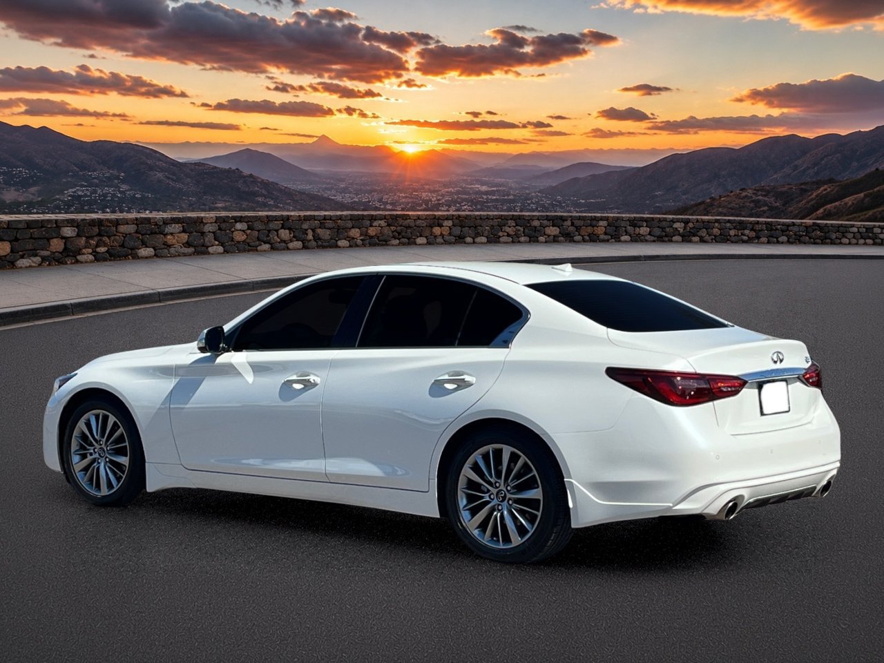 Certified 2023 INFINITI Q50 Luxe w/ Cargo Package RWD image 4