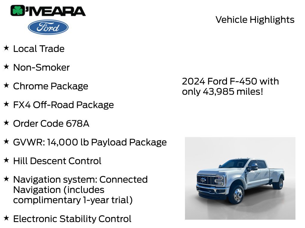 Used 2024 Ford F450 Lariat w/ Chrome Package AWD/4WD image 8