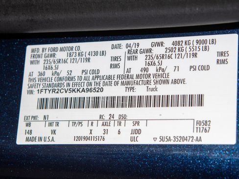 Used 2019 Ford Transit 250 148 Medium Roof image 26