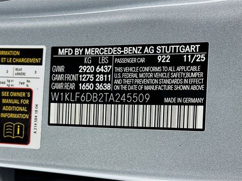 New 2026 Mercedes-Benz E 53 AMG e 4MATIC Sedan image 35