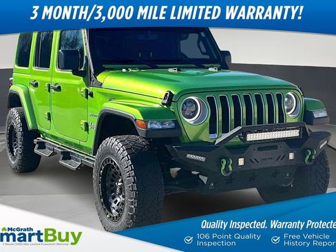 Used 2018 Jeep Wrangler Unlimited Sahara w/ Uconnect 4C Nav & Sound Group image 1