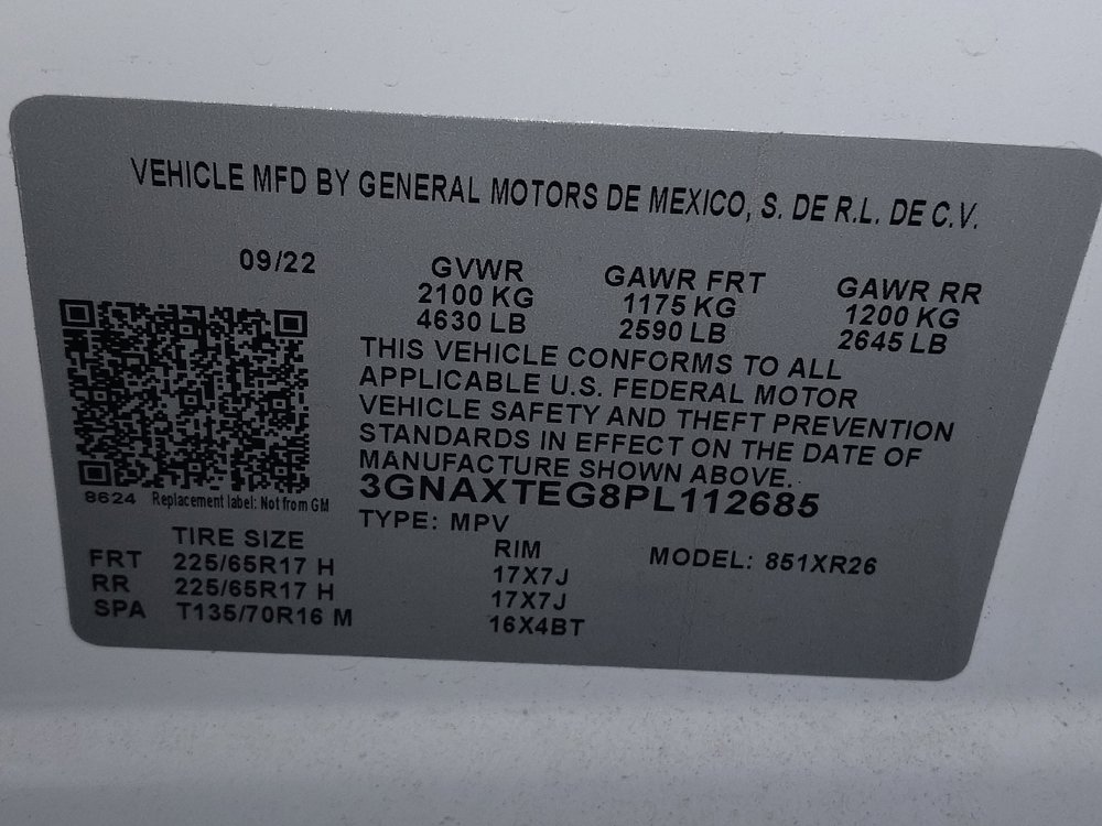 Used 2023 Chevrolet Equinox LT w/ Driver Convenience Package AWD/4WD image 33