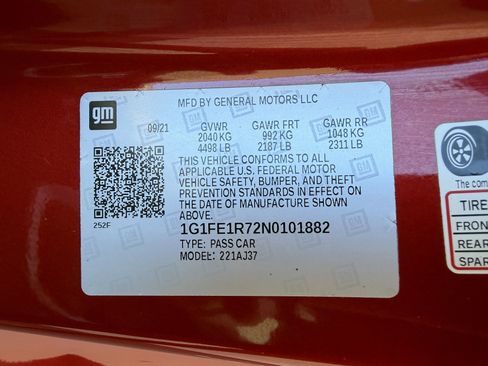 Used 2022 Chevrolet Camaro SS RWD image 31