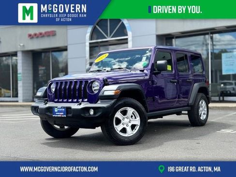 Used 2023 Jeep Wrangler Unlimited Sport w/ Sun And Sound Package AWD/4WD image 1
