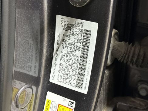 Used 2019 Honda Accord EX image 28