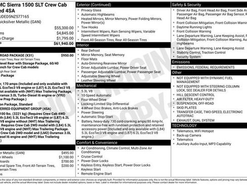 Used 2022 GMC Sierra 1500 SLT w/ X31 Off-Road Package image 27