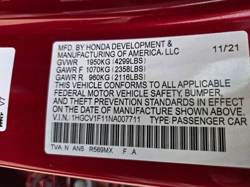 Used 2022 Honda Accord LX image 29