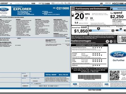 Used 2017 Ford Explorer XLT FWD image 29