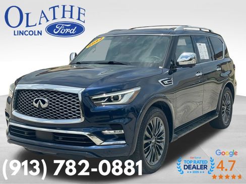 Used 2022 INFINITI QX80 Sensory w/ Cargo Package AWD/4WD image 1