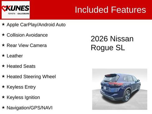 Used 2026 Nissan Rogue SL AWD/4WD image 2
