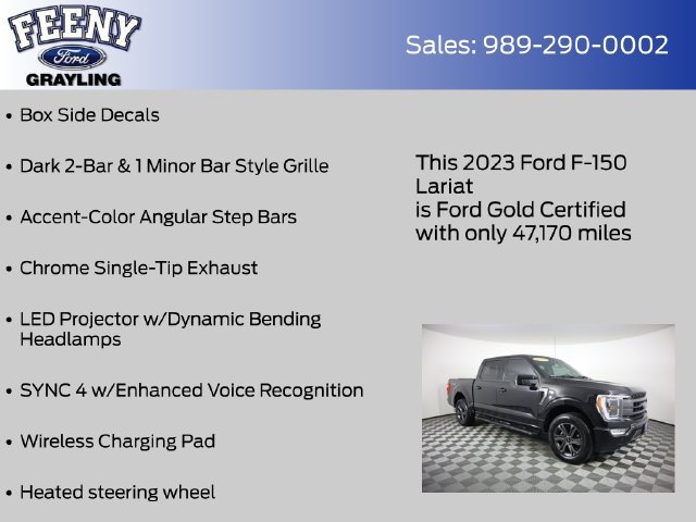 Used 2023 Ford F150 Lariat w/ Equipment Group 502A High AWD/4WD image 25