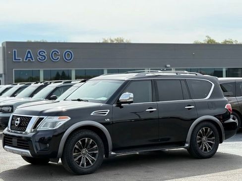 Used 2017 Nissan Armada Platinum w/ Captain Seat Package AWD/4WD image 1
