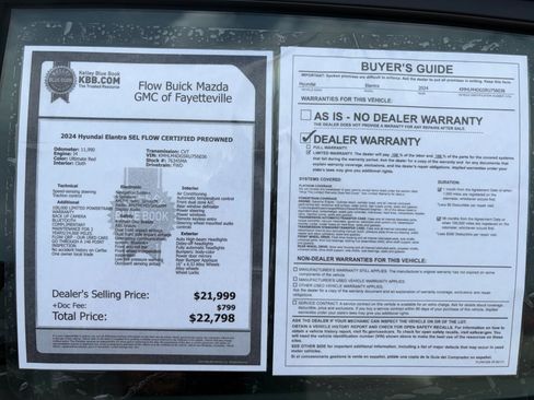 Used 2024 Hyundai Elantra SEL FWD image 33