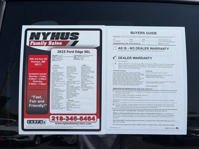 Used 2023 Ford Edge SEL w/ Convenience Package AWD/4WD image 53