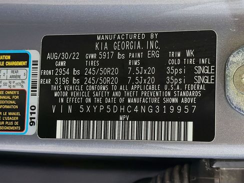 Used 2022 Kia Telluride SX w/ SX Prestige Package AWD/4WD image 35