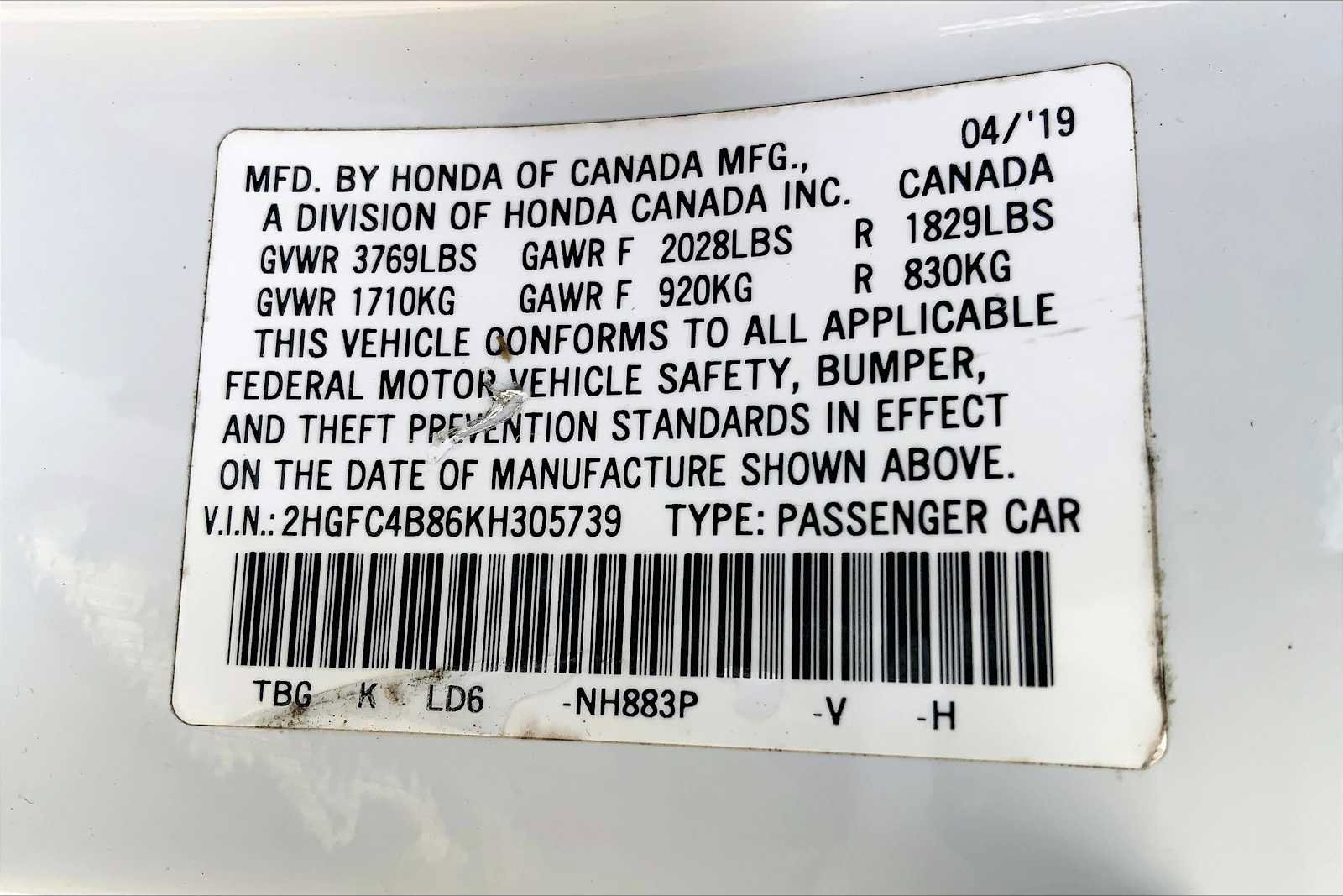 Used 2019 Honda Civic Sport image 32