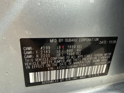 Used 2021 Subaru Impreza 2.0i AWD/4WD image 52