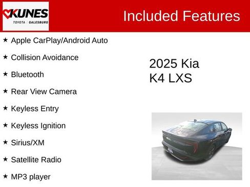 Used 2025 Kia K4 LXS image 2