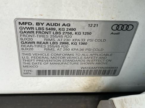 Used 2022 Audi Q5 2.0T Premium Plus w/ Premium Plus Package image 34
