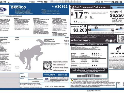Used 2024 Ford Bronco Badlands AWD/4WD image 51