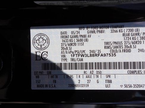 Used 2024 Ford F150 XLT w/ Equipment Group 302A MID AWD/4WD image 63