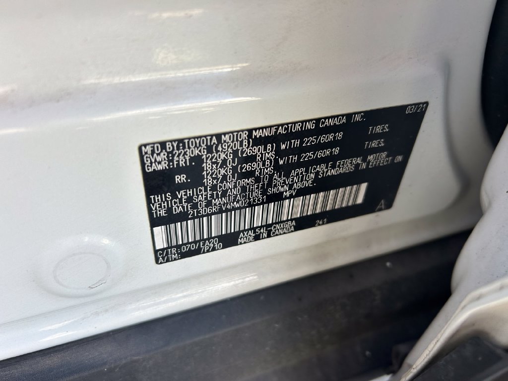 Certified 2021 Toyota RAV4 Limited AWD/4WD image 10