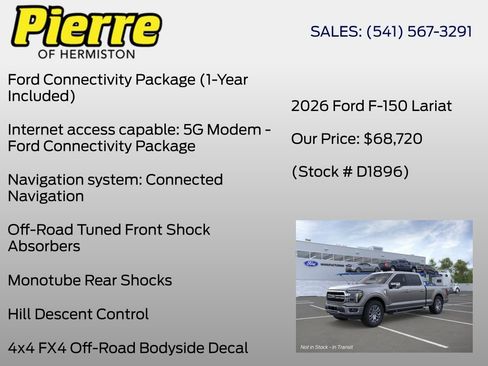 New 2026 Ford F150 Lariat image 12