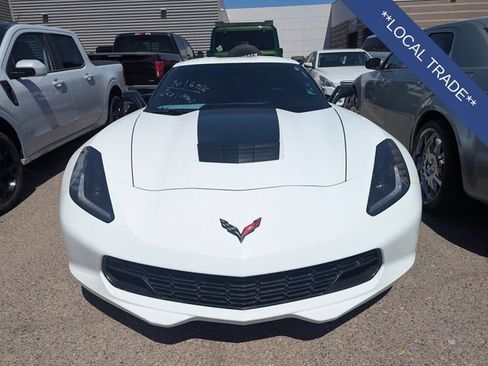 Used 2015 Chevrolet Corvette Stingray Coupe w/ Carbon Flash Badge Package RWD image 3