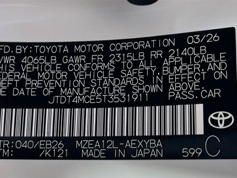 New 2026 Toyota Corolla XSE FWD image 26
