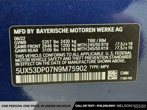 Used 2022 BMW X3 xDrive30i w/ Premium Package 2 AWD/4WD image 33