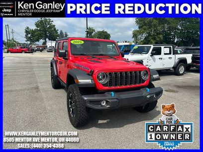 Certified 2025 Jeep Wrangler Unlimited Rubicon 4xe w/ Safety Group